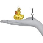 Old World Christmas Blown Glass Ornament For Christmas Tree  Rubber Ducky
