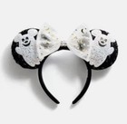 2026 Baublebar Disney Minnie Mouse Ghost Halloween Ears Headband In Hand