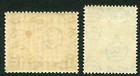 Malaysia  johore  1935-40 8c X2 Sg 129   130 Hinged Mint  cat    38 