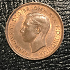 High Grade Au unc 1939 Great Britain Farthing Coin-oct146