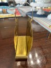 Vintage Colonial Brass Letter Holder Desk Handmade Colonial Virginia Hampton Wv