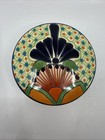 Talavera Mexican Pottery Trinket Box Vintage Hand Painted With Lid