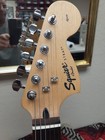 Nice Red Black Custom Squier By Fender Affinity Strat Guitar Hh Alnico 5 s