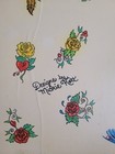 Vintage Mickie Kott Traditional Tattoo Flash Production Sheet  Rose hearts 