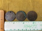 3 worn Large Cent Coins  Unsure As To Dates late 1700s- Early 1800s  old   Cool