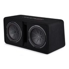 Kicker 48dcwr122 Dual 12  1000w Rms 2 Ohm Loaded Sub Enclosure   Cx1200 1 Amp