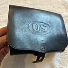 Original Us Army Cavalry No 1 Hagner Leather Cartridge Box  50-70 Cal Indian War