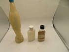 Lot 3  Our Lady Of Lourdes  Plastic Holy Water Bottle glass W Water plastic