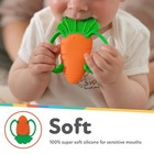 Veggie Teether For Teething Relief - Soft Baby Teething Toy For 3  Months