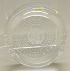 Seoul National University College Of Engineering Korea Crystal Glass Paperweight