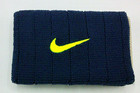 Nike Dri-fit Doublewide Wristbands Tennis Navy volt