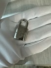 Louis Vuitton Padlock Shinny Silver Lock  2 Key Brass Authentic Number 315