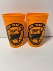 Vintage Miller High Life After The Hunt Plastic Cups Lot Of 2