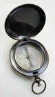Vintage Handmade Push Button Compass Antique Brass Compass Pocket Style Gift 