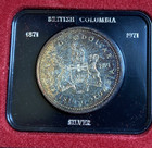 1971 Canada  Silver Dollar  British Columbia Centennial