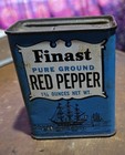 Vintage Spice Tin Lot Of 8 Red Label Mccormick Durkee Finest Calumut