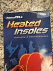 Small Thermacell Heated Insoles  Wireless  Rechargeable  Remote Controlled Heat