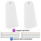 12x   reusable  Luggage Tag etag Holders For Royal Caribbean   Celebrity Cruise