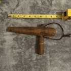 Vintage Large Wood Barrel Tap  Spicket valve