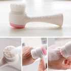 2-in-1 Facial Cleansing Brush Blackhead Remover Pore Exfoliator Manual Scrubber