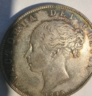 1845  Vf Victoria 1 2 Crown Great Britain 