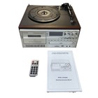 Record Player 9 In 1 3 Speed Bluetooth Vintage Turntable Cd Cassette Vinyl Play