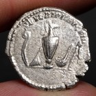 Geta Denarius 198ad Ancient Roman Empire Silver Coin Tools Of The Priesthood