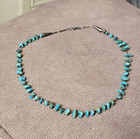 Authentic Antique Navajo Turquoise Necklace - 18  - Handmade