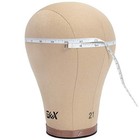 Gexworldwide Gex 20-24 Cork Canvas Block Head Mannequin Head Wig Display
