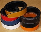 New Men s H Full Grain Leather Replacement Belt Straps - Over 10 Colors Us Stock
