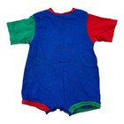Vintage Disney Mickey   Co  Embroidered Mickey One Piece Romper Baby Size 3-6m