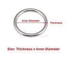 304 Stainless Steel O Ring Heavy Duty Solid Metal Round Rings Welded Smooth A2