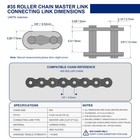 10pcs  35 Chain Master Link Roller Connector Kit