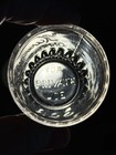 Vtg  Harvest King Old Baltimore Rye Whiskey 2 25  Pre-pro Shot Glass  Embossed  