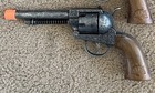 Vintage Edison Giocattoli Cap Gun Revolver Engraved Metal Western Toy Italy