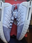 Under Armour Hovr Phantom 1  white Black  Low-top Knit Lace-up Sneakers Men 11 5