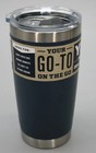 Yeti   Navy 20oz Stackable Rambler   - Authentic - Mag Lid       free Fast Shipping       