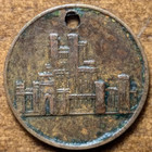 Vintage 1886 Saint Paul Ice Carnival Minnesota 1st Winter Carnival Pin Pendant