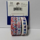 Washi Tape Flags On Banner Arrows Dots 3 Rolls Multi Color 