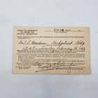 February 1943 Selective Service  Wwii Physical Letter   St  Joseph Missouri