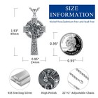 Eusense 925 Sterling Silver St Michael Cross Necklace San Miguel Arcangel Med   