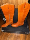 Inc Brown New Leather Riding Boots-size 8 5 Classic-classy All Around Look 