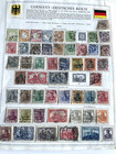 German Stamp Collection Sheets Early