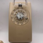 Vintage Western Electric 554 Bell System Rotary Wall Phone     Beige