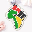 24 7  X 30 7  Juneteenth Black History Fist Rug Bath Mat - Carpet For
