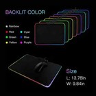 Gaming Mouse Pad Rgb Led Light Oversized Glowing Colors Switching Waterproof