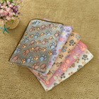Lots Paw Print Soft Handcrafted Warm Pet Puppy Dog Cat Fleece Blanket Mat Cover