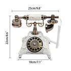 Antique European Style Old Fashioned Rotary Dial Phone vintage Handset Telephone