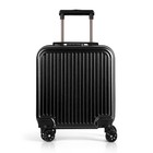 18-inch Hardside Luggage Carry-on Bag Small Suitcases With Spinner Wheels  Black