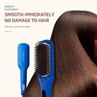 Pro Ceramic Ionic Hair Straightener Brush For Home Salon  Straightening Hair    